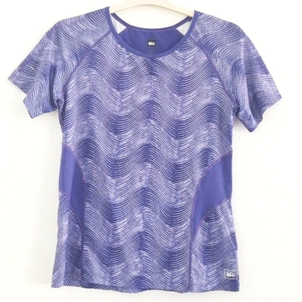 REI Athletic Crewneck Top Purple M - Picture 5 of 5